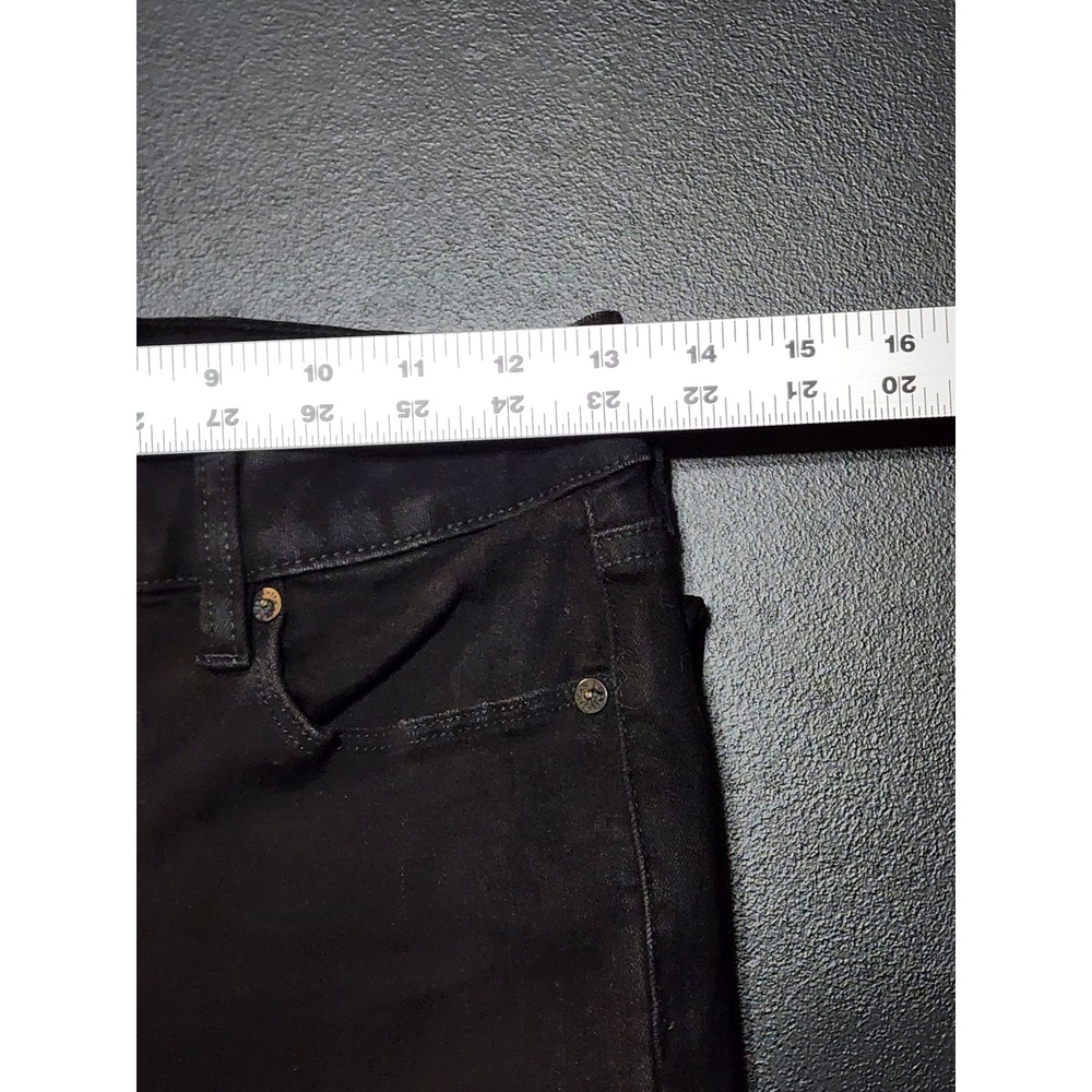 American Eagle Skinny Kick High Rise Next Level Stretch 4 X-Long Black - Picture 5 of 10